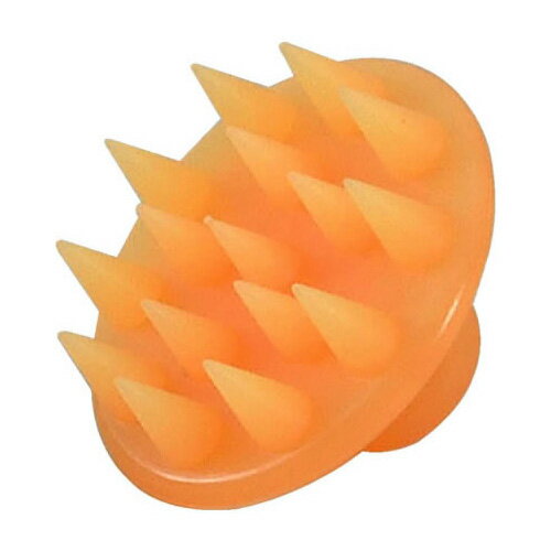 【 セーブ・インダストリー 】シリコンシャンプー・マッサージブラシ オレンジ ( SV-8786 / AT10245641..