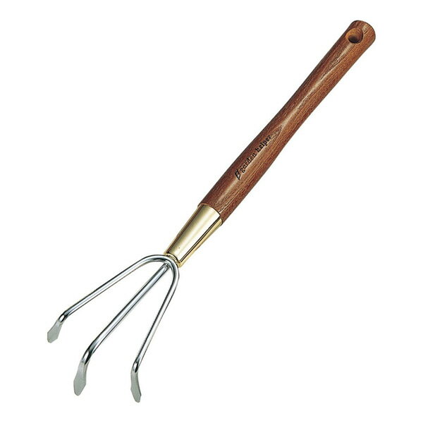 クローム 長柄熊手 ゴールド×ブラウン ( G-7 / ATI10263961 )【 石黒金属 】【36CE】