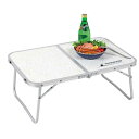 ラフォーレ アルミ薄型FDテーブル 60×40cm ( UC-0514 / CAG10300025 )【 UC-514 】【 キャプテンスタッグ 】【14CD】