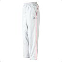 WINDBREAKER PANTS(裏メッシュ) ホワイト×レッド ( DTM3911P-WHR / DES10348166 )【 デサント 】【Q22E8】