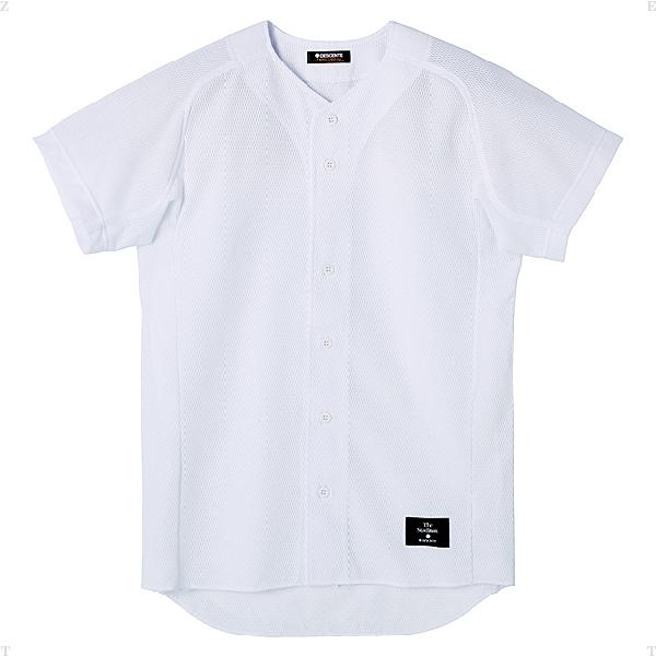 学生試合用ユニフォーム ボタンダウンシャツ Sホワイト ( STD31TA-SWHT / DES10350553 )【 デサント 】【QCC16】