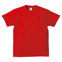 5.6オンスハイクオリティーTシャツ(キッズ) レッド ( 500102C-069-90 / UNA10354957 )【 ユナイテッドアスレ 】【14CD】