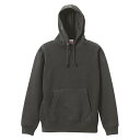 10.0オンススウェットプルオーバーパーカー(パイル) チャコール ( 521401-007-S / UNA10355413 )【 ユナイテッドアスレ 】【14CD】