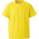 5.6オンスTシャツ(ガールズ) イエロー ( 500103C-021 / UNA10356660 )【 ユナイテッドアスレ 】【36CE】