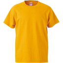 5.6オンスTシャツ(ガールズ) ゴールド ( 500103C-022 / UNA10356663 )【 ユナイテッドアスレ 】【14CD】