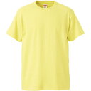 5.6オンスTシャツ(ガールズ) ライトイエロー ( 500103C-487 / UNA10356690 )【 ユナイテッドアスレ 】【36CE】