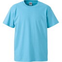 5.6オンスTシャツ(ガールズ) アクアブルー ( 500103C-083 / UNA10356771 )【 ユナイテッドアスレ 】【36CE】