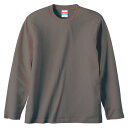 5.6オンスロングスリーブTシャツ(アダルト) チャコール ( 501001C-007 / UNA10356836 )【 ユナイテッドアスレ 】【36CE】