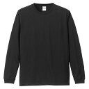 5.6オンスロングスリーブTシャツ(1.6インチリブ) ブラック ( 501101C-002 / UNA10356895 )【 ユナイテッドアスレ 】【14CD...