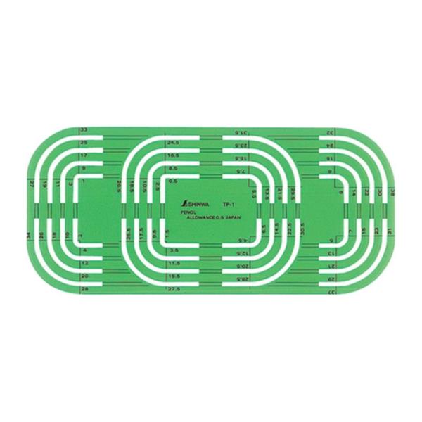 #66031 テンプレート TP-1コーナー定規 (SSO10389657) 【 シンワ測定 】【14CD】