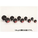ダンベル エバニュー ETB475 ラバーダンベル 12kg (ENW)