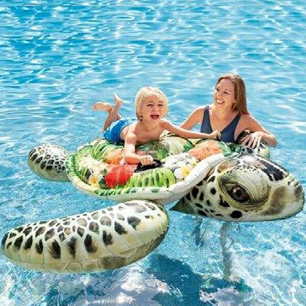 57555 ꥢ륷ȥ饤ɥ REALISTIC SEA TURTLE RIDE-ON (10404888) INTEXۡQ22E8