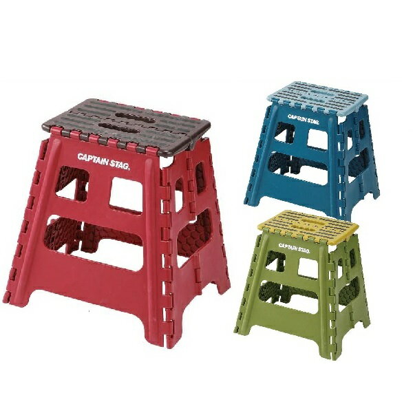 踏み台 足場 いす 椅子 ステップ 折り畳み キャプテンスタッグ 折りたためるステップ L ( CAG10553738 / UW-1504 )【QCB27】
