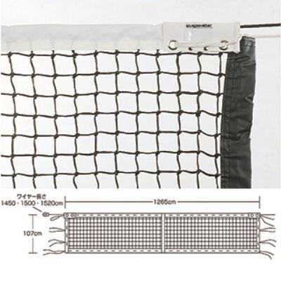 メーカー品番 EKD874 全天候硬式テニスネットT123 商品詳細 ●1張 ●自重=6.5kg ●ネット材質=ポリエチレン440T/60 ●白帯材質=ポリエステル帆布 ●無結節 ●コード材質=直径6mmスチール ●コード長さ15m ●サイドポール口=無 ●カラー=黒 ●日本製 在庫について この商品は、【お取り寄せ】となる場合がございます。在庫が確保された商品ではございませんのでご注意願います。また、メーカー在庫の欠品や廃番でご用意できない場合もございます。確認できしだいメールにてご案内させていただきます。 検索キーワード： EVERNEW エバニュー ネット テニス 学校用品 体育用品 EKD874