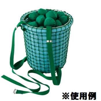 背負いカゴ 三和体育 SANWA TAIKU S-8624 カラー背負いカゴ 緑 (SWT)