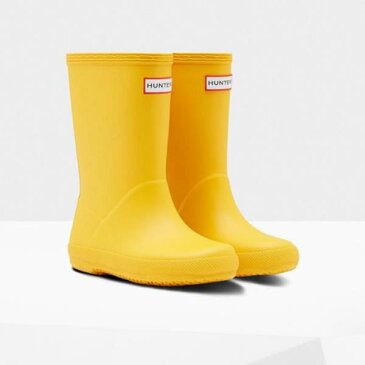 長靴 ブーツ レインブーツ レインシューズ 子供 雨具 ハンター キッズ KFT5003RMA-RYL-11 KIDS FIRST CLASSIC YELLOW 11 ( HUN10721866 ) 【 ハンター 】【QCA41】