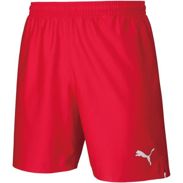 ハーフパンツ キッズ ジャージ キッズ 半ズボン キッズ LIGA ゲームパンツ コア ジュニア 01PUMA RED-P【JSP】【QCC16】