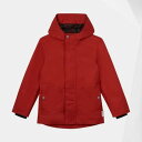 キッズ ジャケット パーカー 子供 レインウェア KIDS ORIGINAL COTTON JACKET MILITARY RED 【HUN】【14CD】