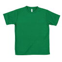 Tシャツ 緑 Tシャツ 無地 Tシャツ シンプル 38355 ATドライTシャツ M グリーン 150gポリ100% 【AC】【14CD】