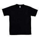 Tシャツ 黒 Tシャツ 無地 Tシャツ シンプル 38368 ATドライTシャツ L ブラック 150gポリ100% 【AC】【14CD】