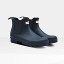 メンズ 防水シューズ 長靴 メンズ レインブーツ メンズ MENS ORIGINAL CHELSEA NAVY 【HUN】【36CE】
