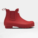 長靴 レディース ショートブーツ レインブーツ レディース WOMENS ORIGINAL CHELSEA MILITARY RED (HUN) 【14CD】