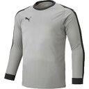 ロングTシャツ メンズ 長袖シャツ メンズ カットソー メンズ LIGA GKシャツ パッド付き メンズ ゴールキーパーウェア 05SILVER-BLA 【JS...
