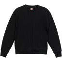 トレーナー 無地 メンズ トップス 無地 576901X-2-XXL 12.7ozHWクルーネックスウェット裏パイル ブラック 【UNA】【14CD】(4)