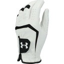 手袋 ゴルフ グローブ ゴルフ スポーツウェア UA Birdie Golf Glove 2.0 WHT/BLK/BLK 【UDR】【Q22E8】 その1