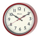 時計 おしゃれ 壁掛け ウォールクロック S426-207RD WALL CLOCK RED 【DTN】【14CD】