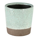 |bg  Aؔ J[|bg CH14-G516CGN COLOR GLAZED POT CLASSIC GREEN yDTNzy14CDz