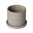 プランター おしゃれ 鉢 セメントポット G20-0219M CEMENT POT ROUND M 【DTN】【14CD】