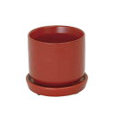   Z~bN|bg \[T[ G19-0006S/RD CERAMIC POT 8 RED yDTNzy14CDz