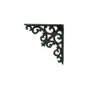 ブラケット おしゃれ 雑貨 S355-85-10ABK BRACKET 10 ANTIQUE BLACK 【DTN】【14CD】