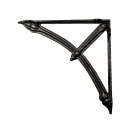 ブラケット おしゃれ 雑貨 S555-353-19 BOW BRACKET 19 ANTIQUE BLACK 【DTN】【14CD】