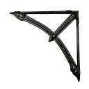 ブラケット おしゃれ 雑貨 S555-353-25 BOW BRACKET 25 ANTIQUE BLACK 【DTN】【14CD】