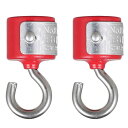 フック おしゃれ フック 磁石 セット B520-329RD MAGNETIC HOOK SET OF 2 RED 【DTN】【14CD】