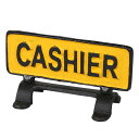リバーシブルサインスタンド キャッシャー おしゃれ R655-744 REVERSIBLE SIGN STAND CASHIER 【DTN】【14CD】