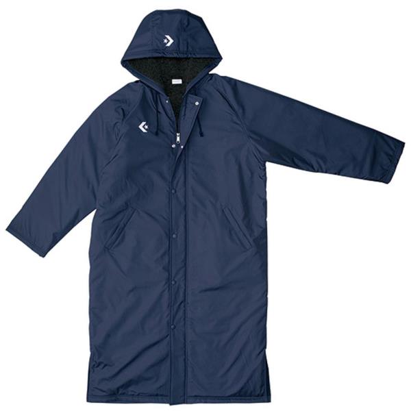 ロングコート メンズ ベンチコート パーカー メンズ ロングコート ネイビー 【CON】【14CD】