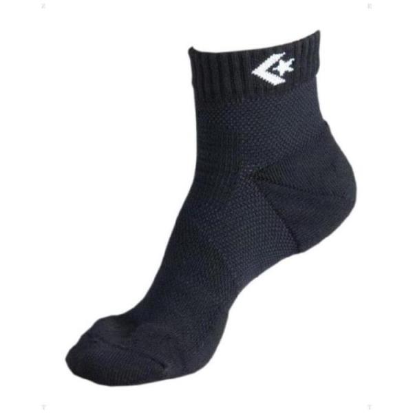 靴下 ソックス くるぶしソックス テーピングソックス ブラツク/ホワイト 【CON】【14CD】