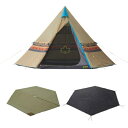 テント おしゃれ グランピング テント 大型 71908002 LOGOS ナバホ Tepee 400 セット (HN) 【14CD】