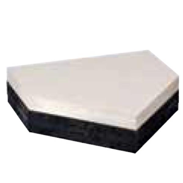 三和体育 SANWA TAIKU S-4997 ホームベース 再生樹脂台付 (SWT)【36CE】