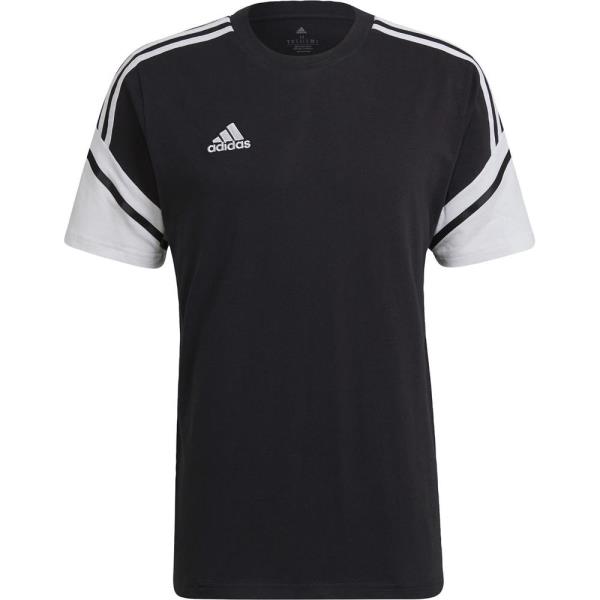 サッカーTシャツ サッカーウェア メンズ シャツ 【メール便発送】 CONDIVO22 Tシャツ BLK/WHT 【ADS】