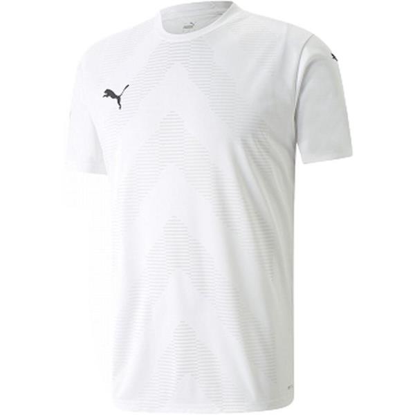 サッカーTシャツ サッカーウェア メンズ シャツ  TEAMGLORY ゲームシャツ PUMA WHITE 