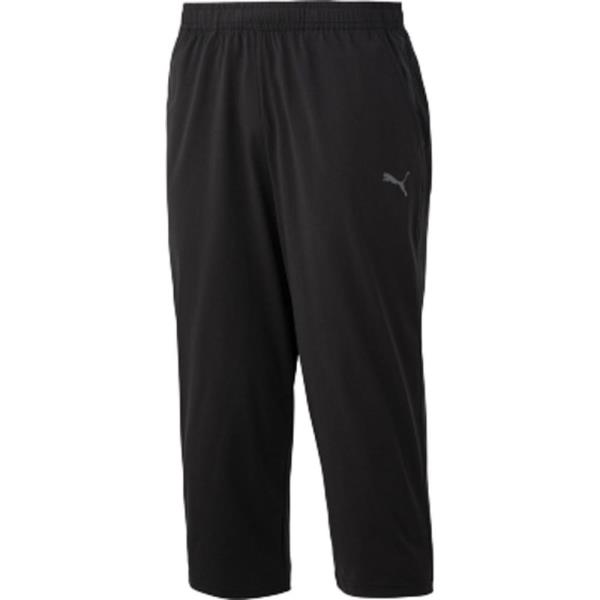 七分丈パンツ メンズ ハーフパンツ メンズ ジャージ メンズ PCPC 3/4 パンツ PUMA BLACK 【JSP】