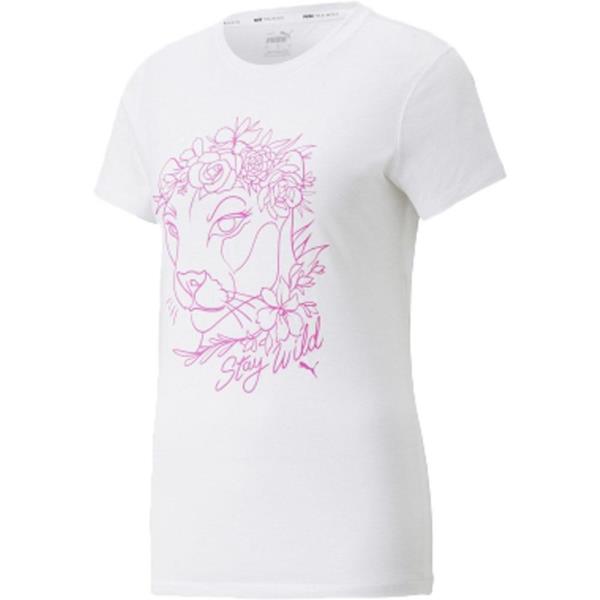 Tシャツ レディース 半袖 レディース トップス レディース 【メール便発送】 パフォーマンス FEM SS Tシャツ PUMA WHITE 【JSP】【14CD】