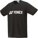 テニスウェア キッズ Tシャツ キッズ テニス着 【メール便発送】 ジュニア ドライTシャツ ブラック 【YNX】【14CD】