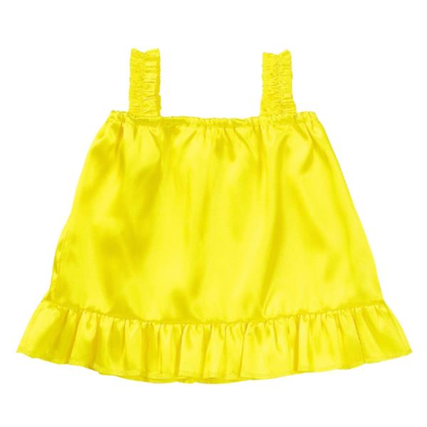 衣装 ビスチェ サテン 衣装 お遊戯会 衣装 15049 ソフトサテンビスチェ イエロー 【AC】【36CE】