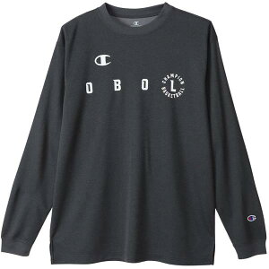 バスケ Tシャツ メンズ ロングTシャツ バスケ カットソー チャンピオン バスケット 長袖Tシャツ LONG SLEEVE T-SHIRT ヘザーブラック 【JSC】【Q22E8】