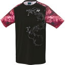 テニスウェア キッズ バドミントンウェア Tシャツ キッズ ジュニアゲームシャツ ブラック 【YNX】【14CD】